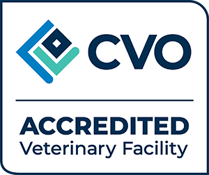 logo for cvo accredited veterinary facility